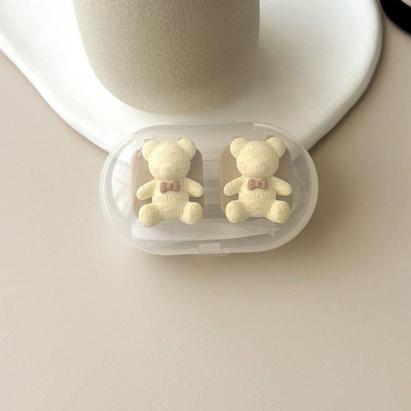 Mini Fresh Contact Lens Case, Portable Single/Double Holder for Travel